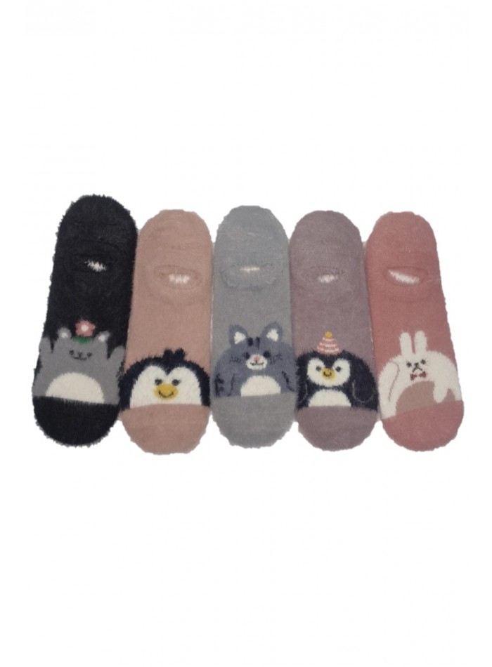Set de 5 talpici de dama, cu imprimeu